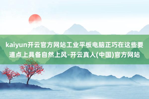 kaiyun开云官方网站工业平板电脑正巧在这些要道点上具备自然上风-开云真人(中国)官方网站